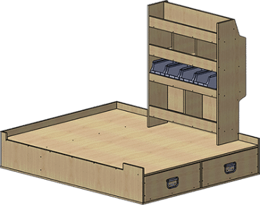 fourgonnette meuble droit